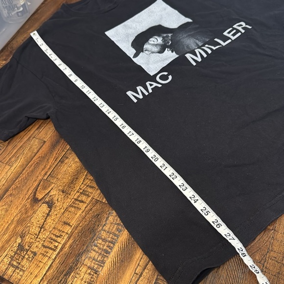 Mac Miller Black Graphic T-Shirt with his image as graphic size XXL  licensed - Picture 8 of 11